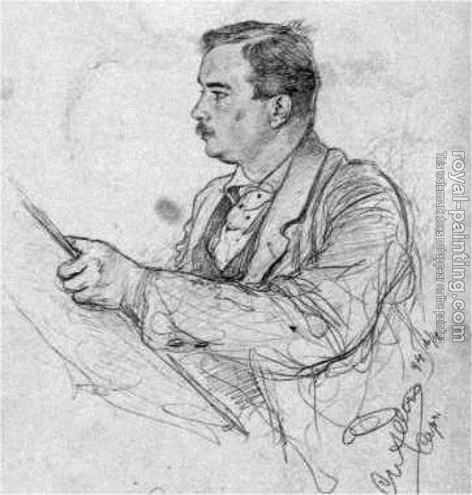 Christian Wilhelm Allers : Self portrait II